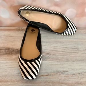 Kate Spade Black/White Ballet Flat